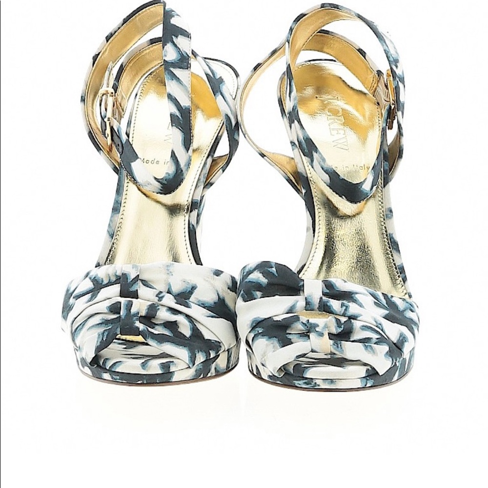 J Crew peep toe heels